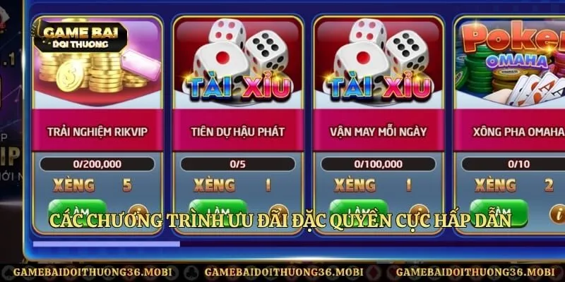 Các chương trình ưu đãi đặc quyền cực hấp dẫn cho tân thủ