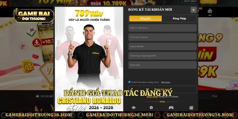 Đánh giá thao tác đăng ký