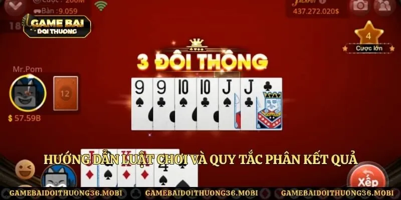 Hướng dẫn luật chơi và quy tắc phân kết quả