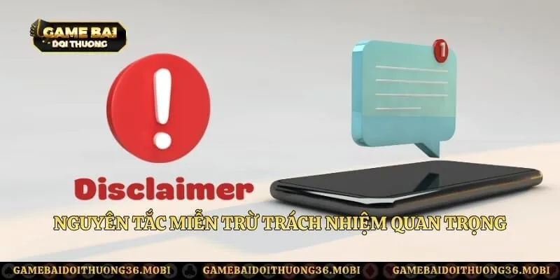 Nguyên tắc miễn trừ trách nhiệm quan trọng tại sân chơi