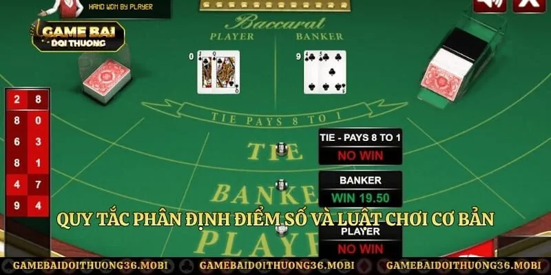 Quy tắc phân định điểm số và luật chơi cơ bản