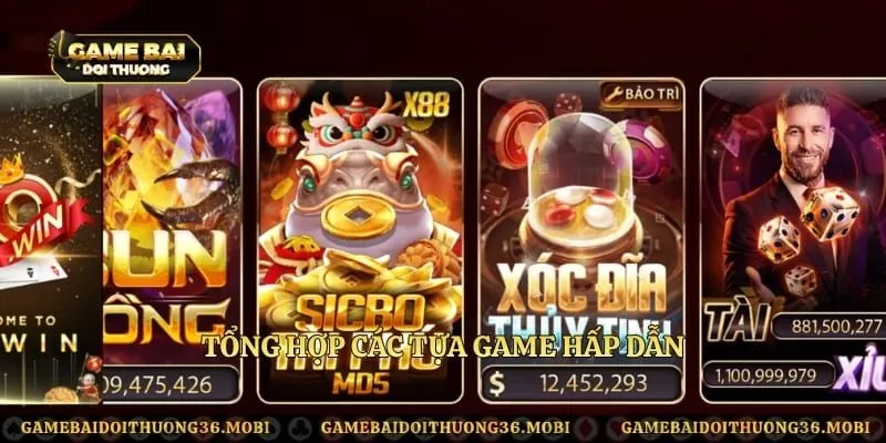 Tổng hợp các tựa game hấp dẫn