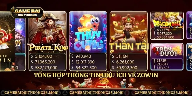 Tổng hợp thông tin hữu ích về Zowin