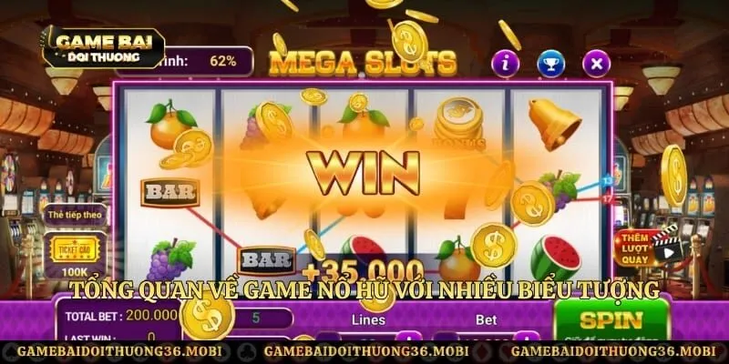 Tổng quan về game nổ hũ với nhiều biểu tượng và chủ đề nổi bật